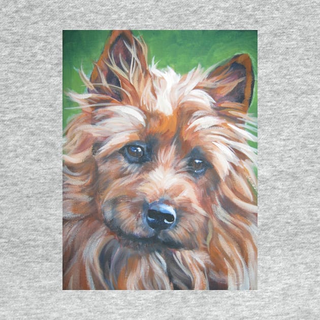 australian Terrier Fine Art Painting by LASHEPARD